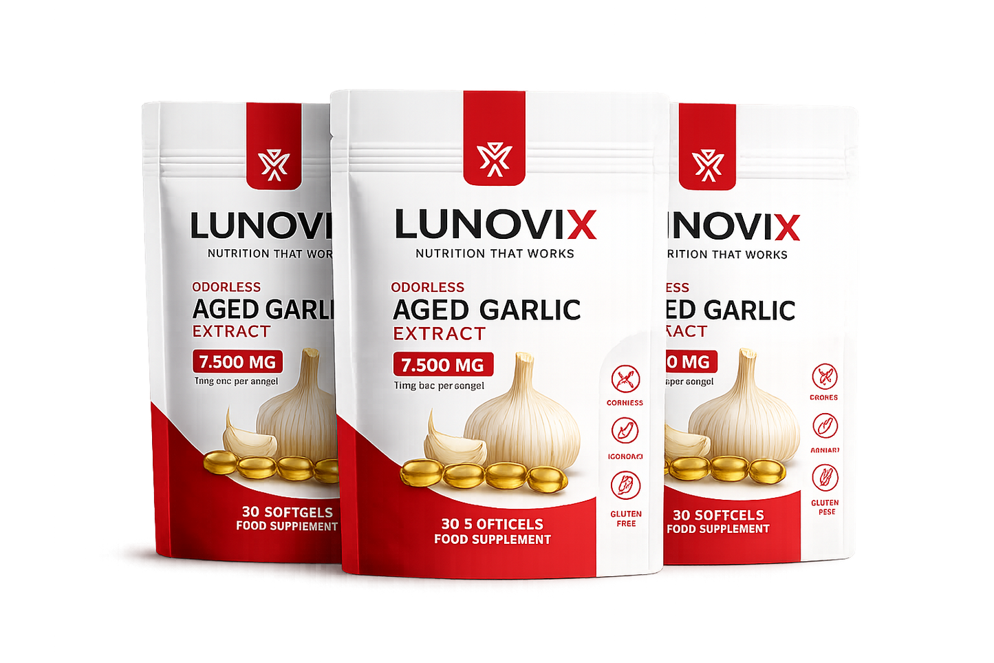 Aged Garlic Extract - 7500mg Odorless Softgels