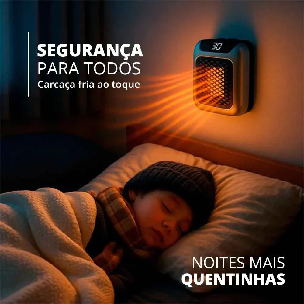 Aquecedor Portátil ThermoBox™ Bivolt com Controle Remoto