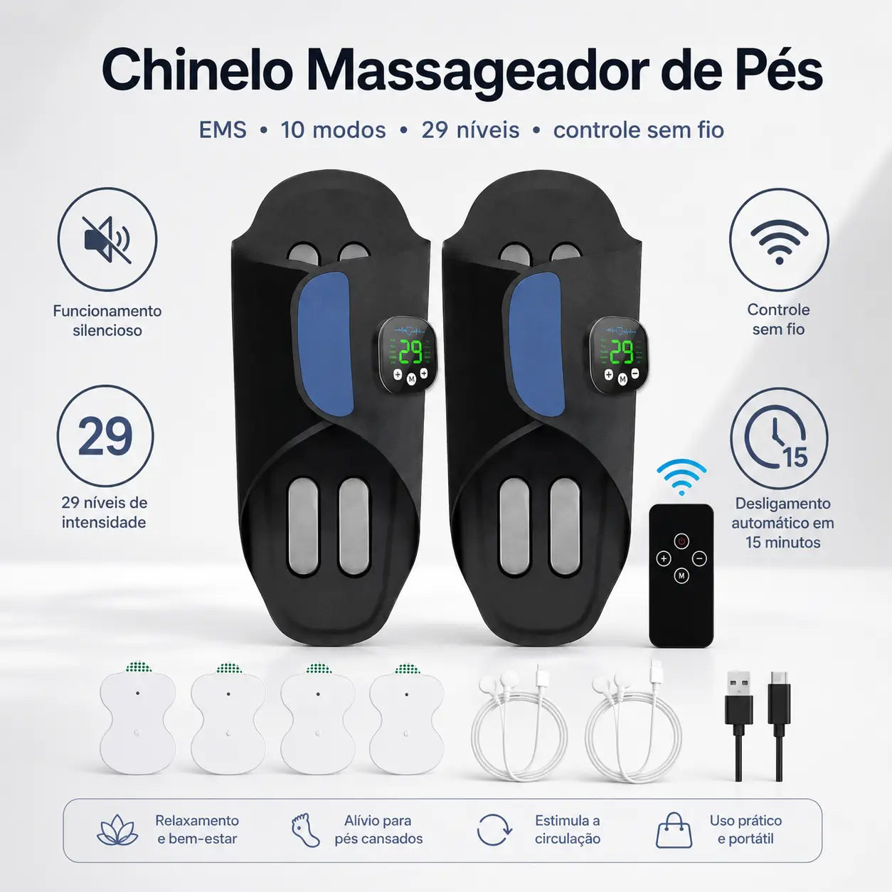Chinelo Massageador De Pés